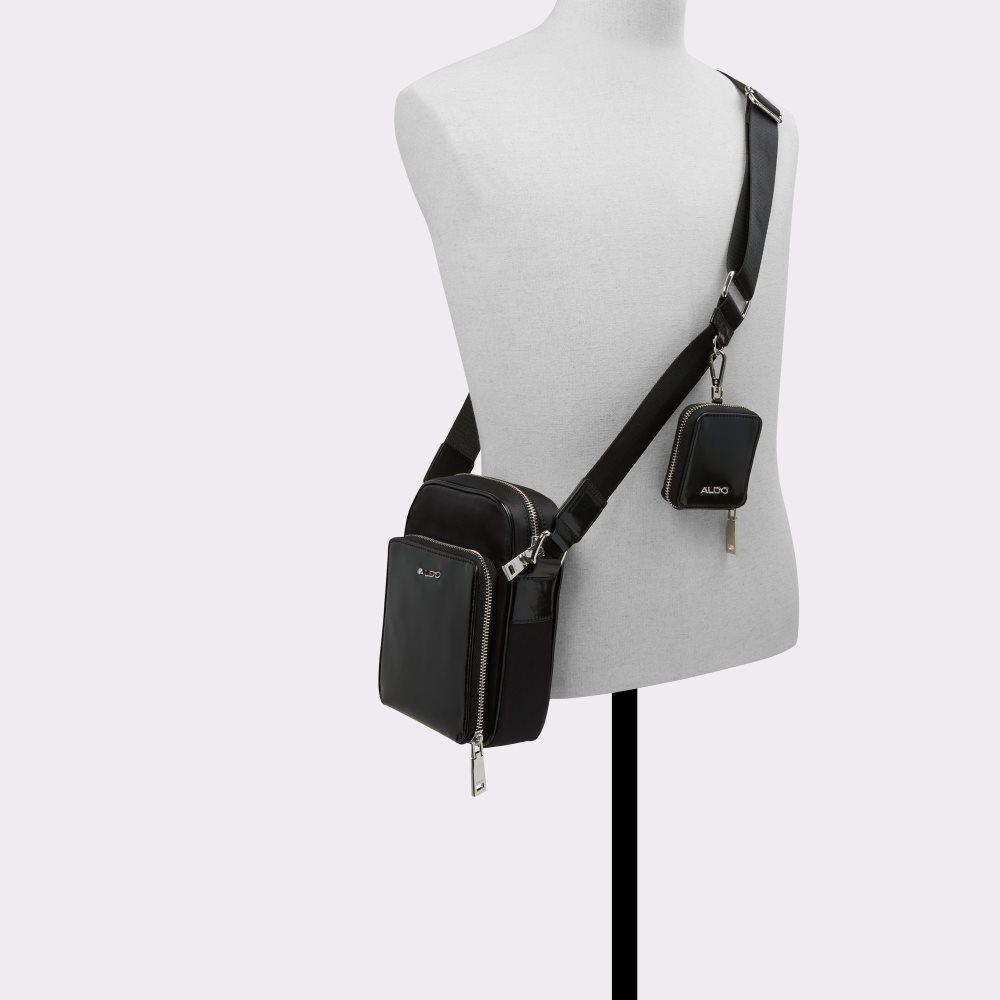 Sacs Crossbody Aldo Jeriralian Noir | THNBYG-138