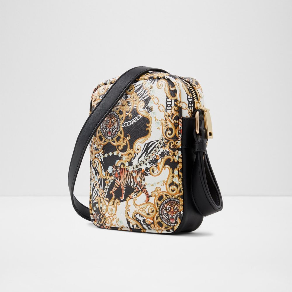 Sacs Crossbody Aldo Palbaro Noir Doré Multicolore | YHUDGB-146