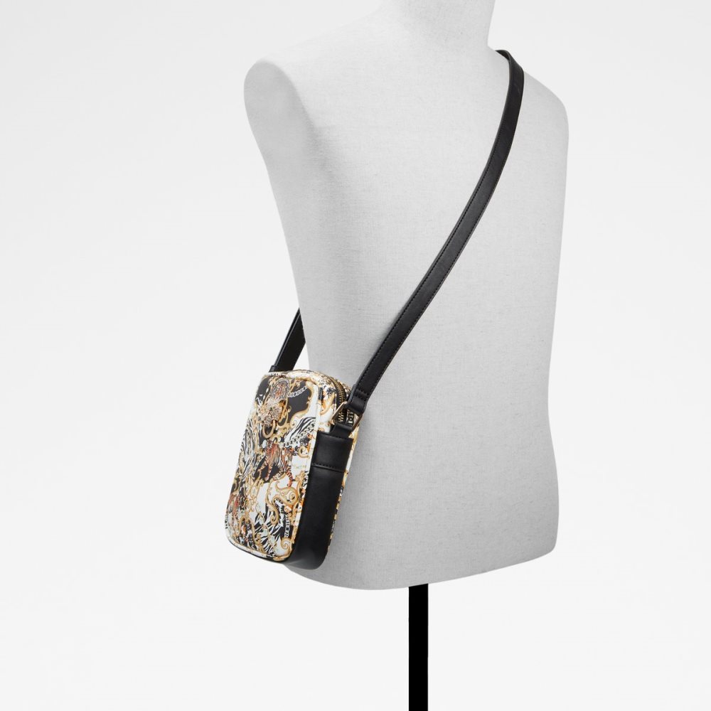 Sacs Crossbody Aldo Palbaro Noir Doré Multicolore | YHUDGB-146