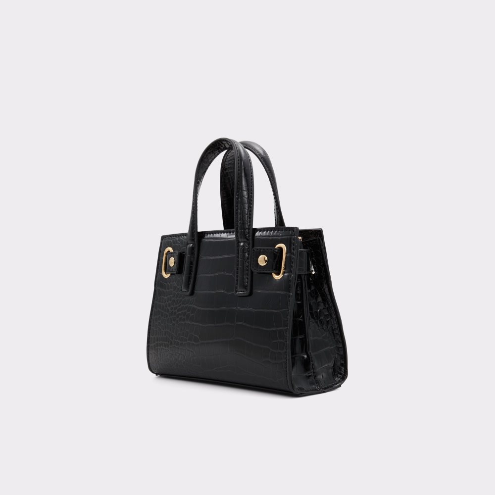 Sacs Fourre Tout Aldo Posa Satchel Noir | EWXNTA-294