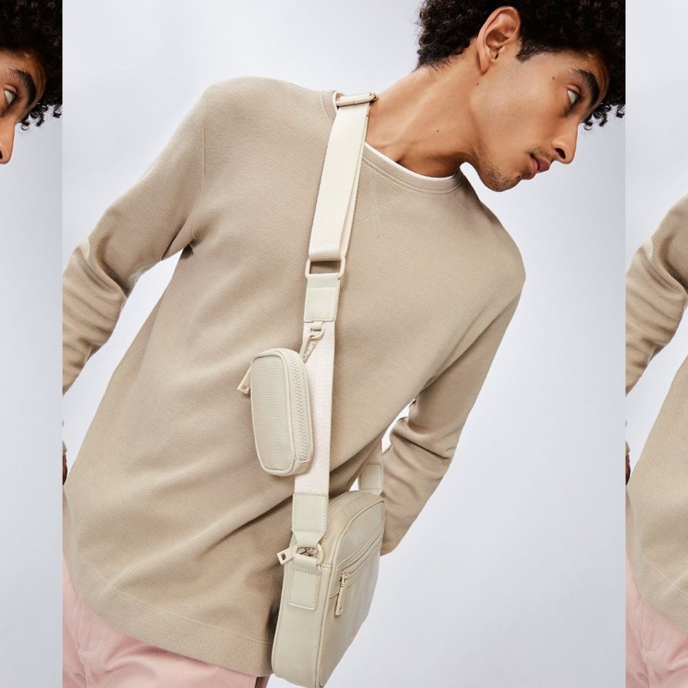 Sacs À Dos Aldo Dolnoto Fanny Pack Beige Clair | DJMNSW-748