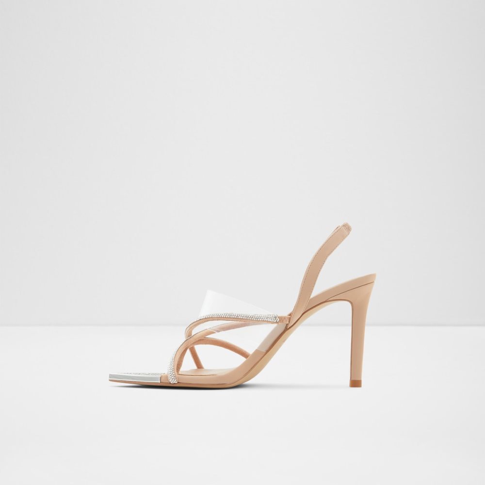 Sandales Aldo Aabelle Lanières High Sandal - Stiletto Beige | MZBQYC-739