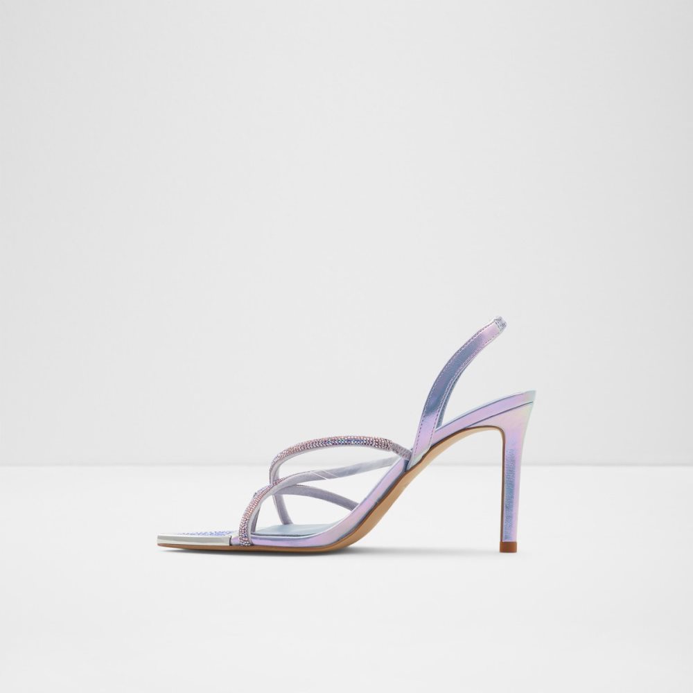 Sandales Aldo Aabelle Lanières High Sandal - Stiletto Violette | PNJIAO-296