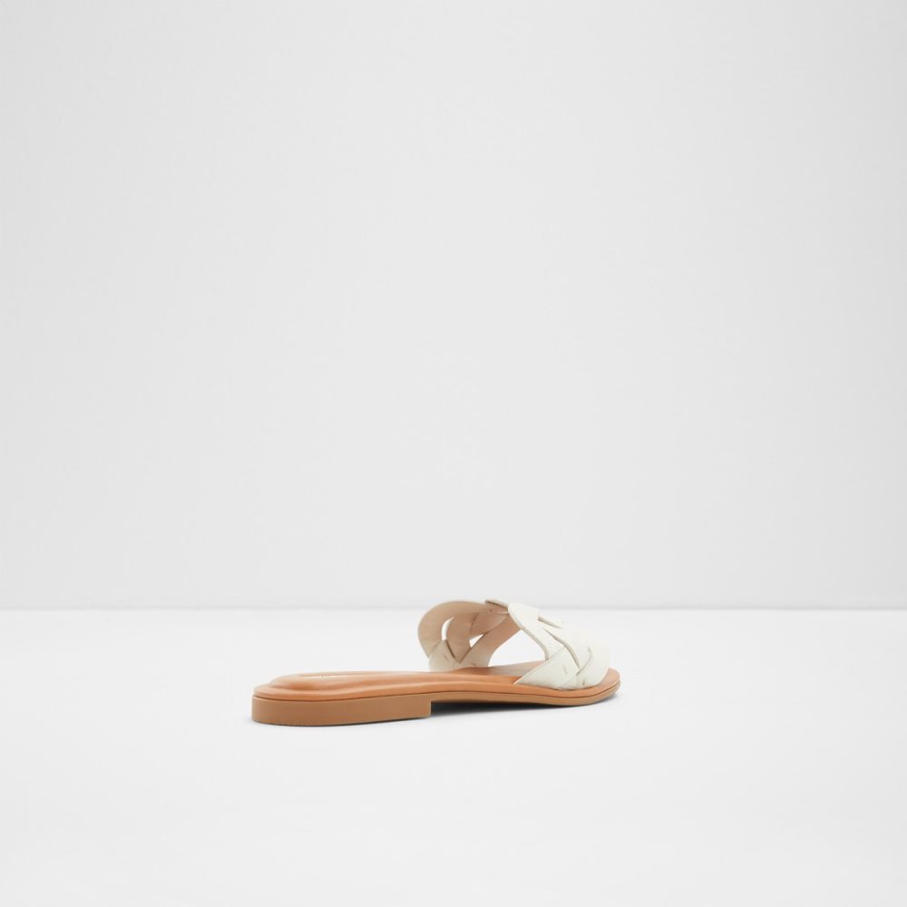 Sandales Aldo Adwilaviel Claquette Sandal Blanche | DCTNVZ-405