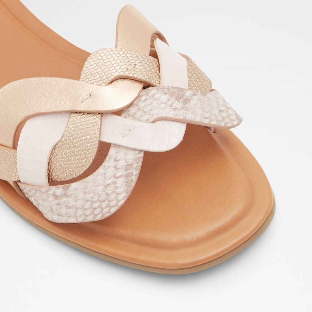 Sandales Aldo Adwilaviel Claquette Sandal Rose Clair | MATDYO-210