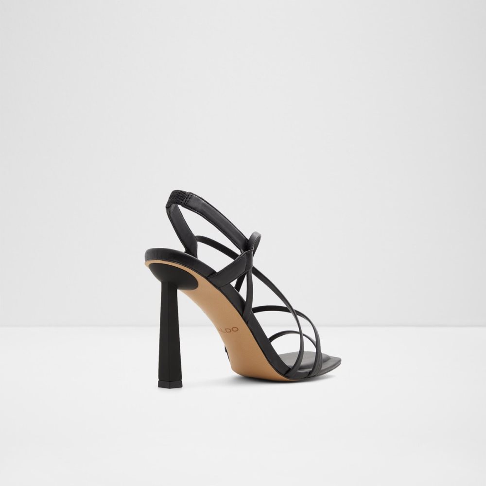 Sandales Aldo Amilia Lanières Talons Sandal Noir | KMBGDL-704