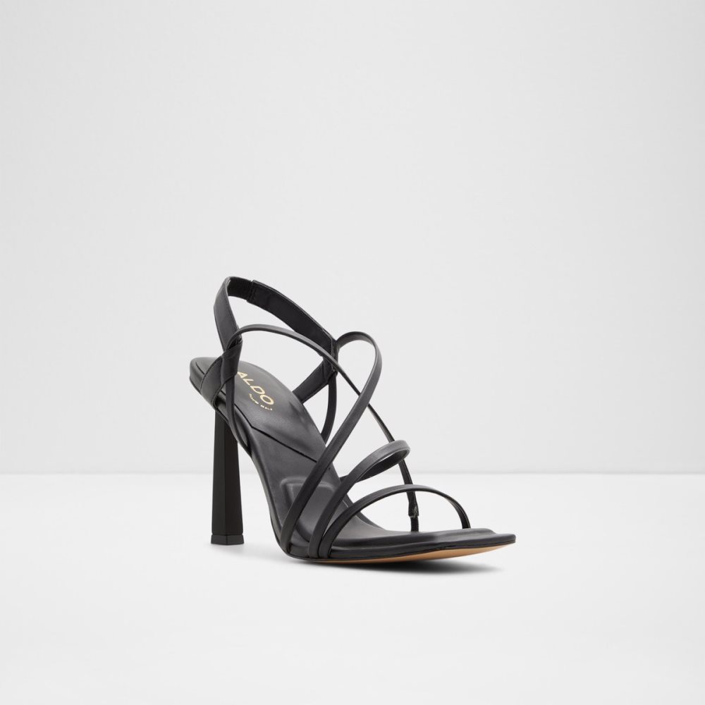 Sandales Aldo Amilia Lanières Talons Sandal Noir | KMBGDL-704