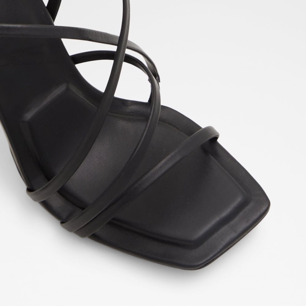 Sandales Aldo Amilia Lanières Talons Sandal Noir | KMBGDL-704