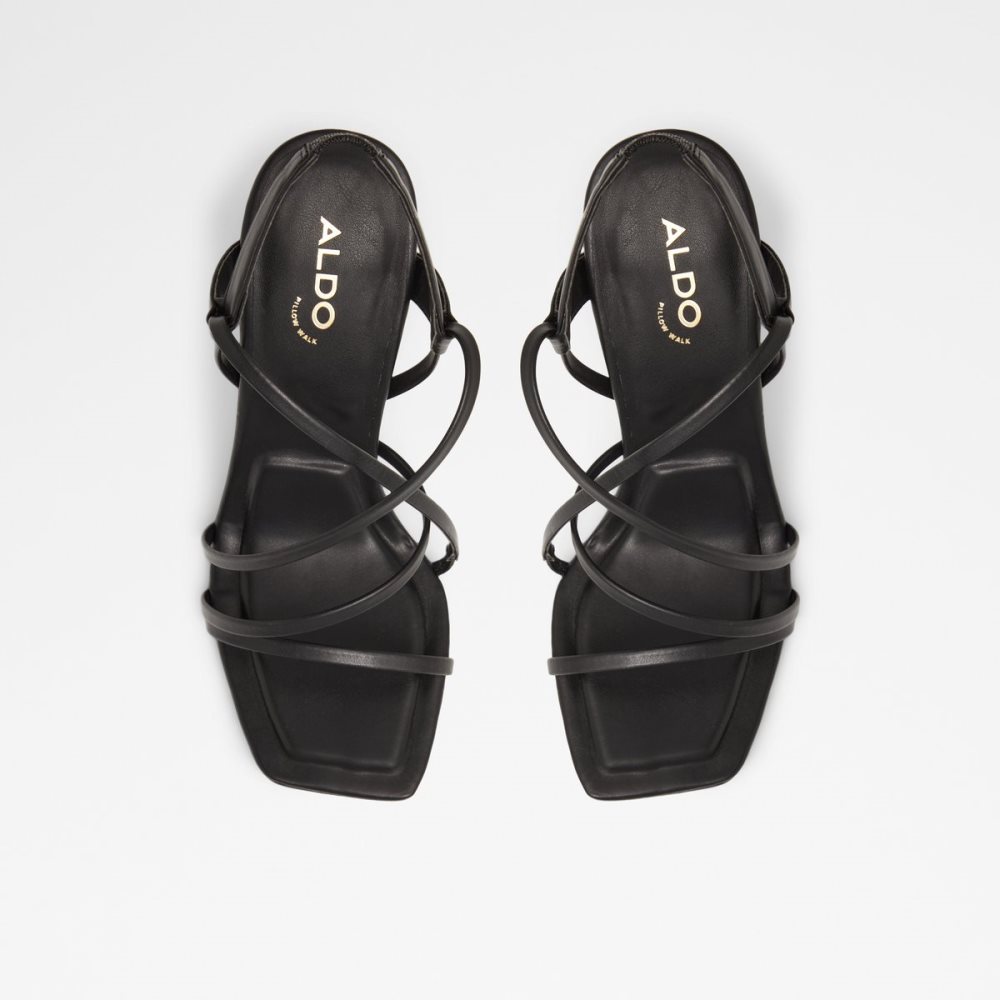 Sandales Aldo Amilia Lanières Talons Sandal Noir | KMBGDL-704