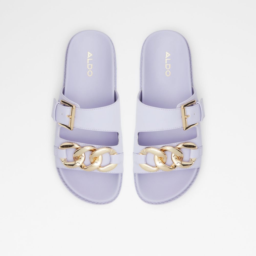 Sandales Aldo Asae Claquette Sandal Violette | PSZJHT-452