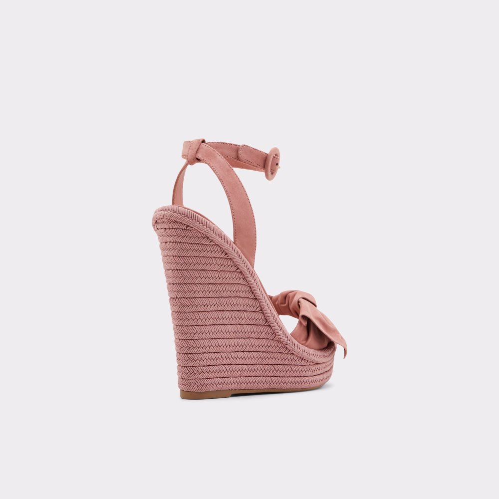 Sandales Aldo Besch Wedge Sandal - Wedge Rose Clair | VQXUST-452