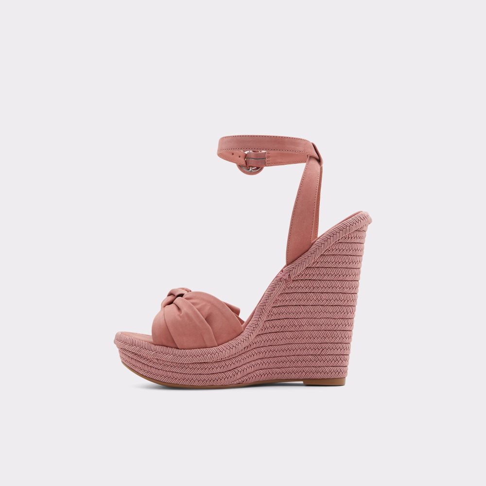 Sandales Aldo Besch Wedge Sandal - Wedge Rose Clair | VQXUST-452