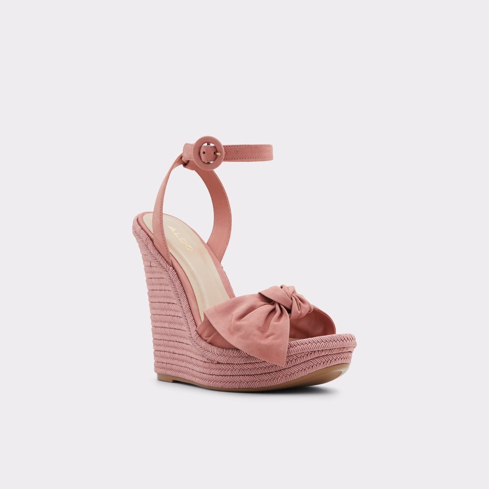 Sandales Aldo Besch Wedge Sandal - Wedge Rose Clair | VQXUST-452