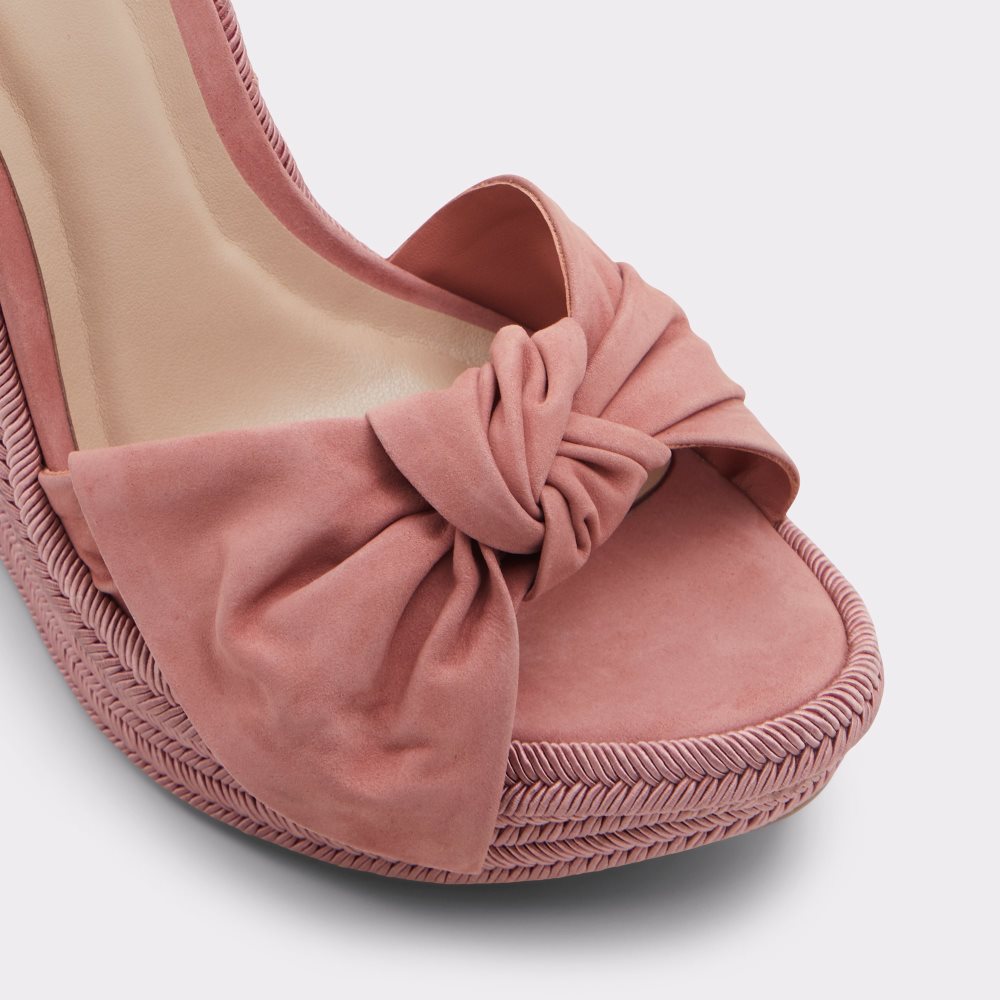 Sandales Aldo Besch Wedge Sandal - Wedge Rose Clair | VQXUST-452