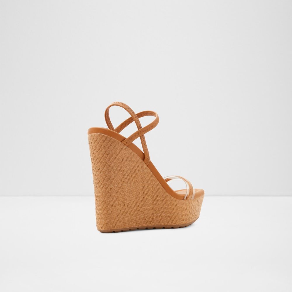 Sandales Aldo Bodish Wedge Sandal - Wedge Beige Foncé | NGYCJX-631