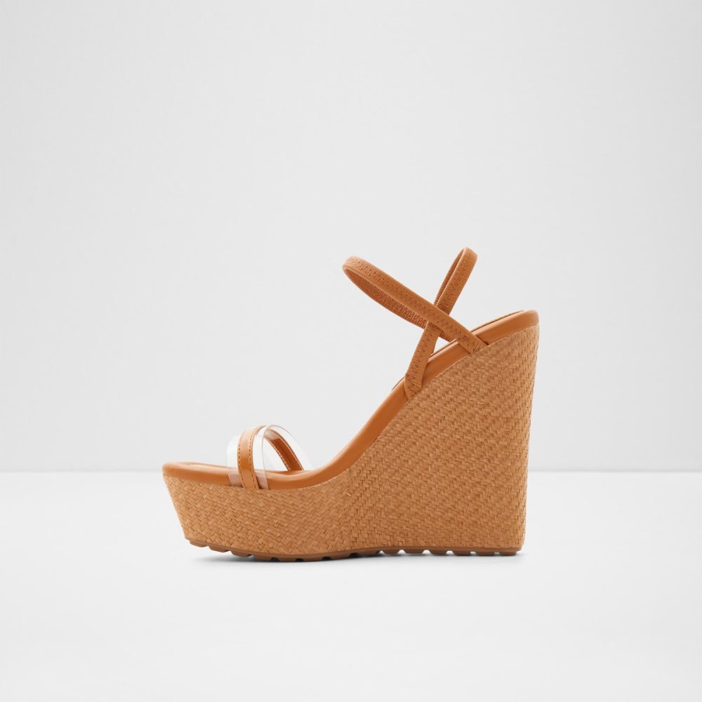 Sandales Aldo Bodish Wedge Sandal - Wedge Beige Foncé | NGYCJX-631