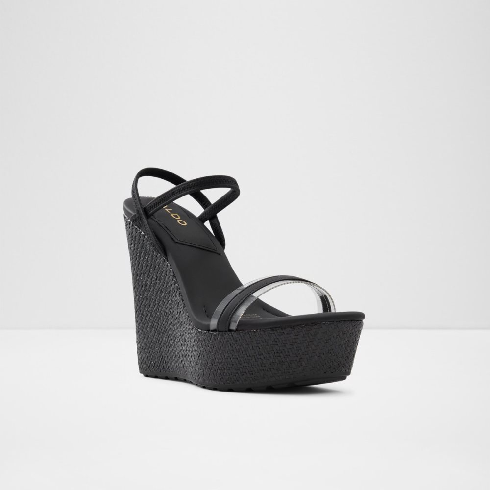 Sandales Aldo Bodish Wedge Sandal - Wedge Noir | RZBEFU-462