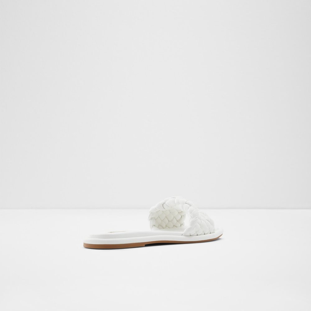 Sandales Aldo Chicago Claquette Sandal Blanche | VJQKSI-961