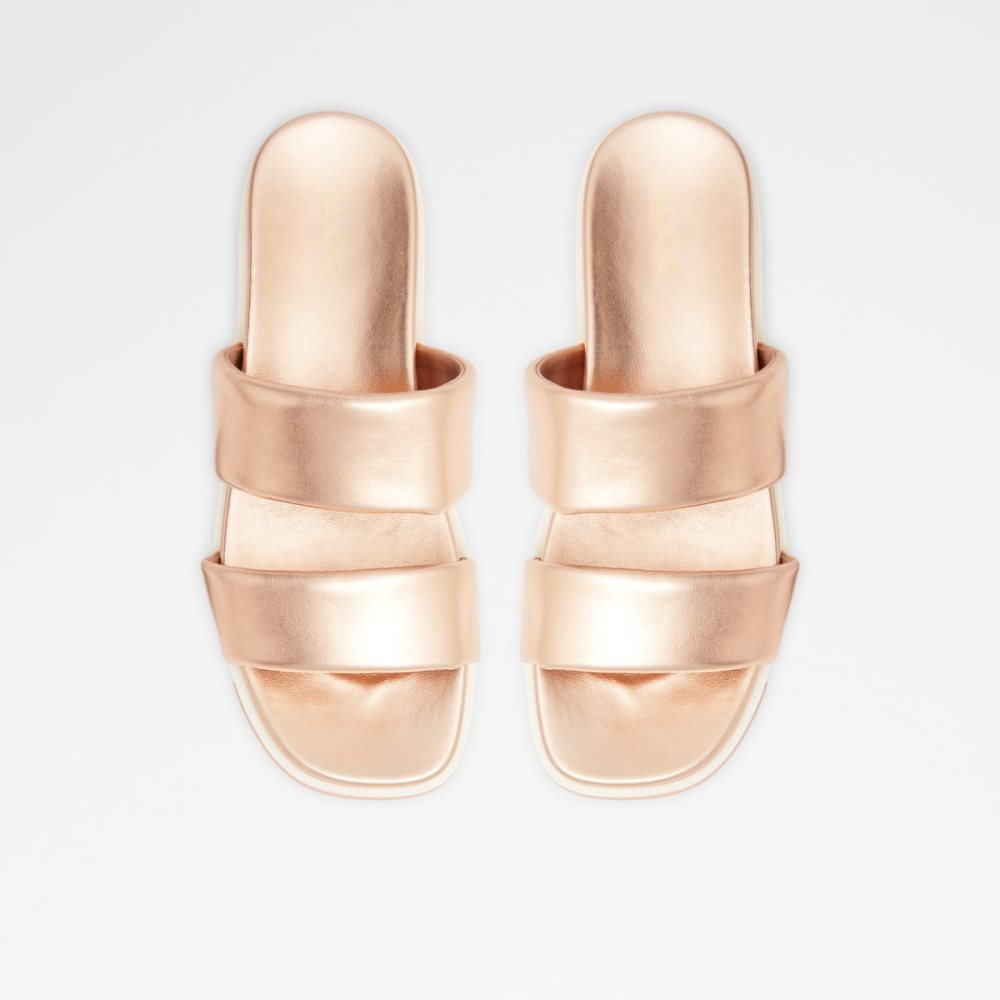 Sandales Aldo Cirea Wedge Sandal - Flatform Rose Doré | ZCAREQ-076