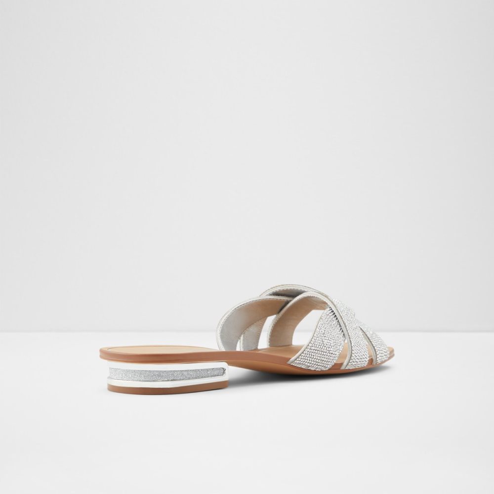 Sandales Aldo Coredith Claquette Sandal Argent | CNYJHQ-561