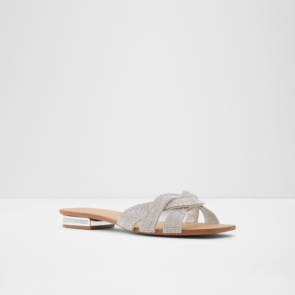 Sandales Aldo Coredith Claquette Sandal Argent | CNYJHQ-561