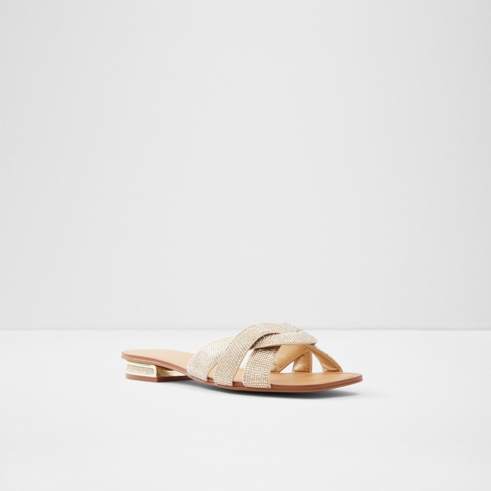 Sandales Aldo Coredith Claquette Sandal Doré | PDHWNS-390