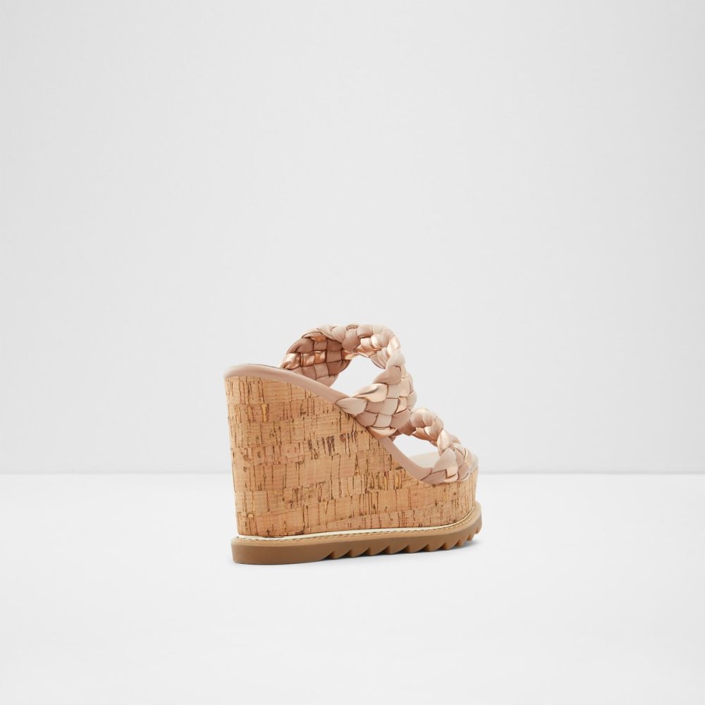 Sandales Aldo Corky Wedge Sandal - Wedge Beige Multicolore | IFELJR-216