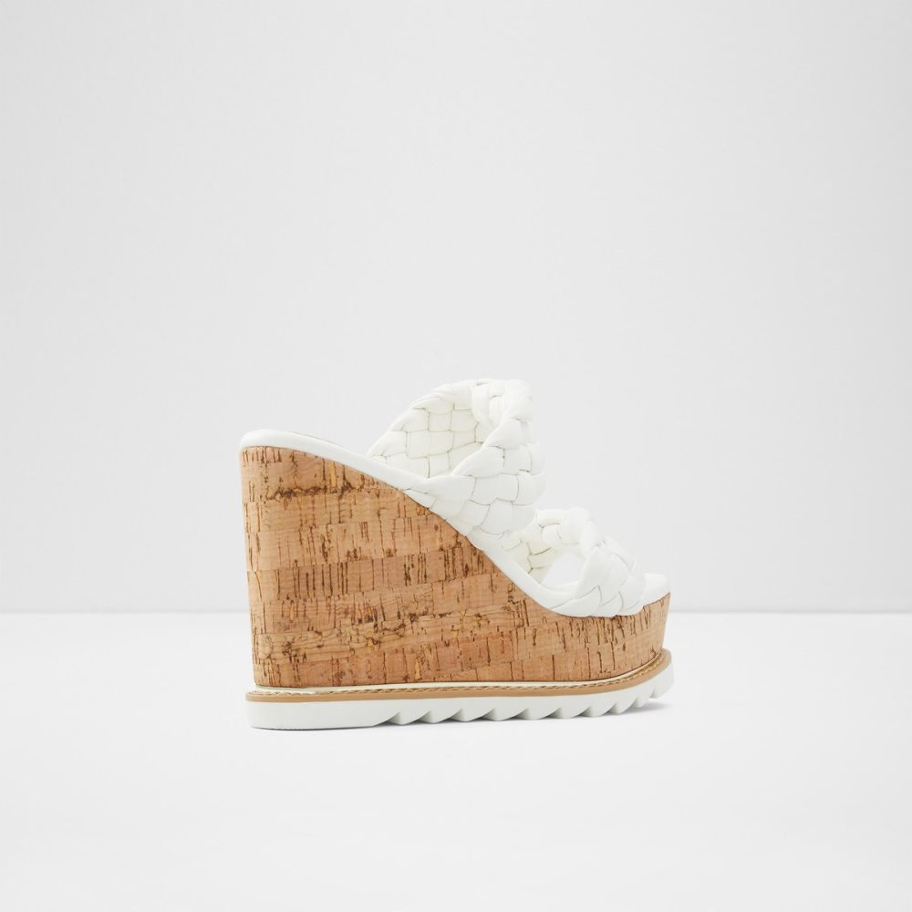 Sandales Aldo Corky Wedge Sandal - Wedge Blanche | OBJEDU-362