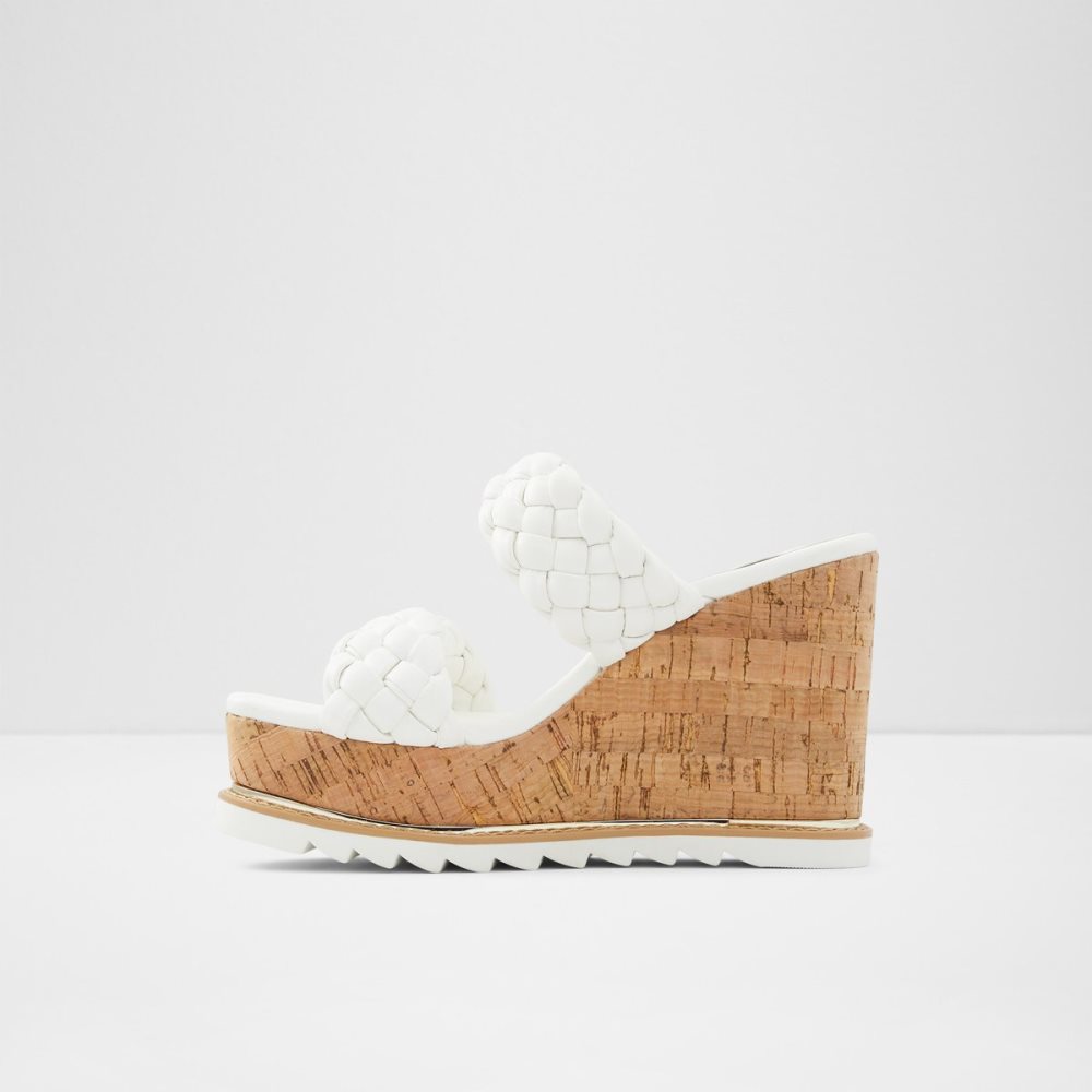 Sandales Aldo Corky Wedge Sandal - Wedge Blanche | OBJEDU-362