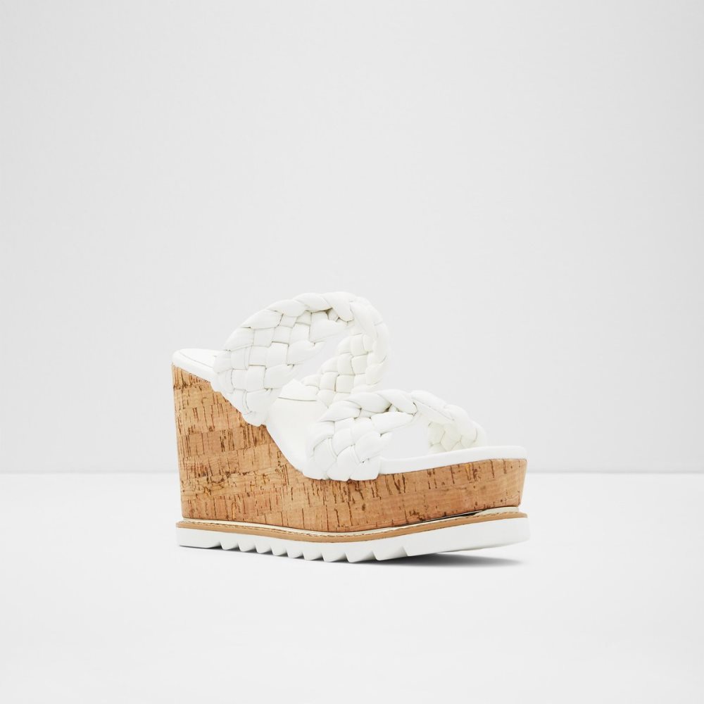 Sandales Aldo Corky Wedge Sandal - Wedge Blanche | OBJEDU-362