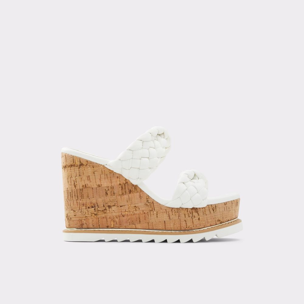 Sandales Aldo Corky Wedge Sandal - Wedge Blanche | OBJEDU-362