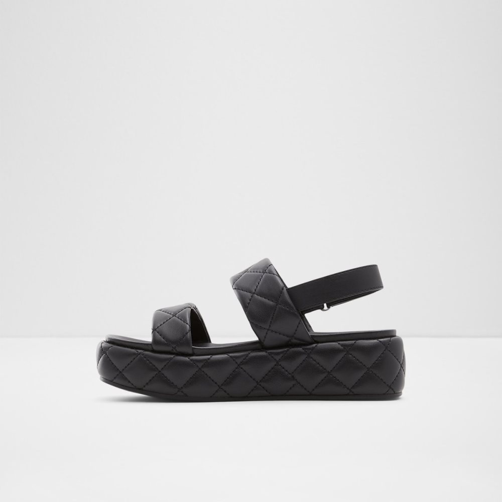 Sandales Aldo Cossette Wedge Sandal - Flatform Noir | HUDYEL-836