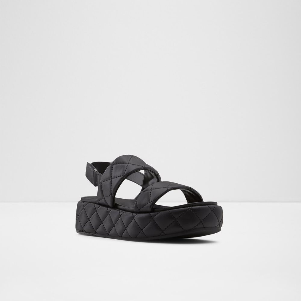 Sandales Aldo Cossette Wedge Sandal - Flatform Noir | HUDYEL-836