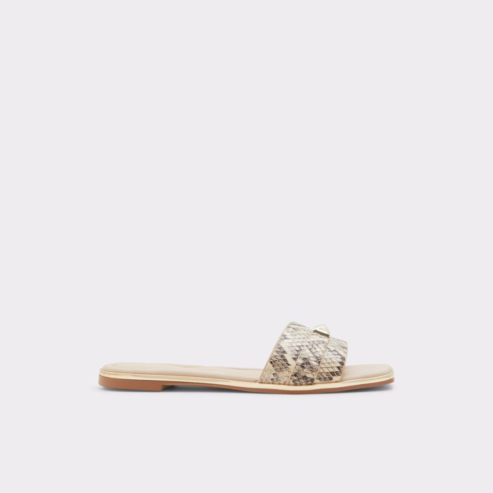 Sandales Aldo Darine Claquette Sandal Beige | WZSFGA-740