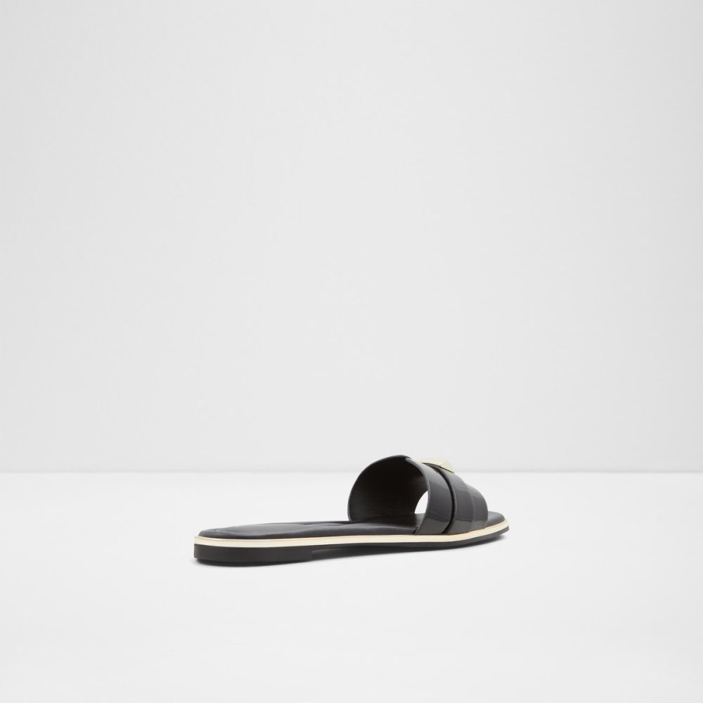 Sandales Aldo Darine Claquette Sandal Noir | PZWEUR-042