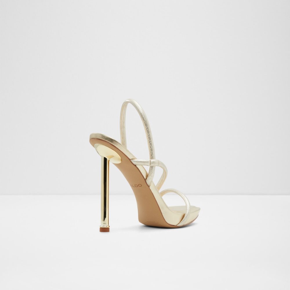 Sandales Aldo Dorah Brides Back Talons Sandal Doré | TIMZJO-049