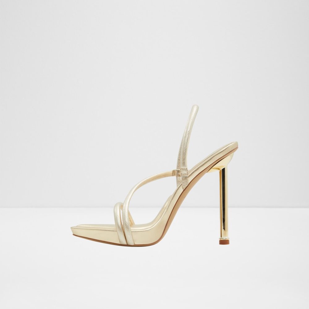 Sandales Aldo Dorah Brides Back Talons Sandal Doré | TIMZJO-049