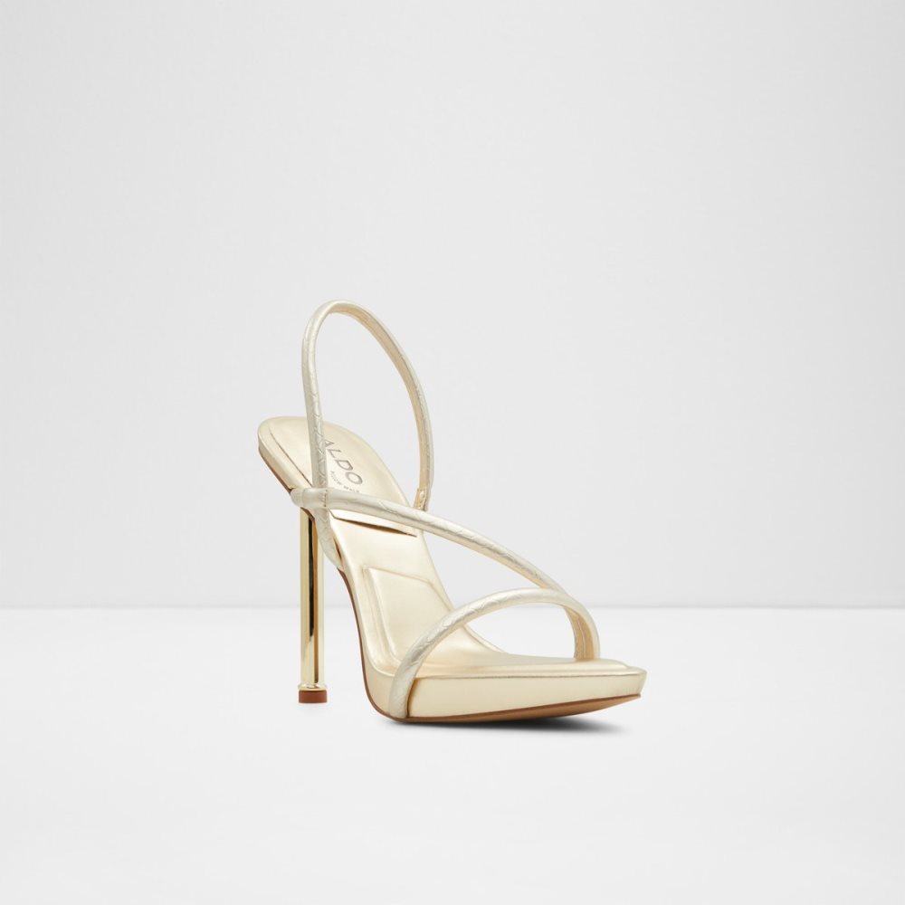 Sandales Aldo Dorah Brides Back Talons Sandal Doré | TIMZJO-049