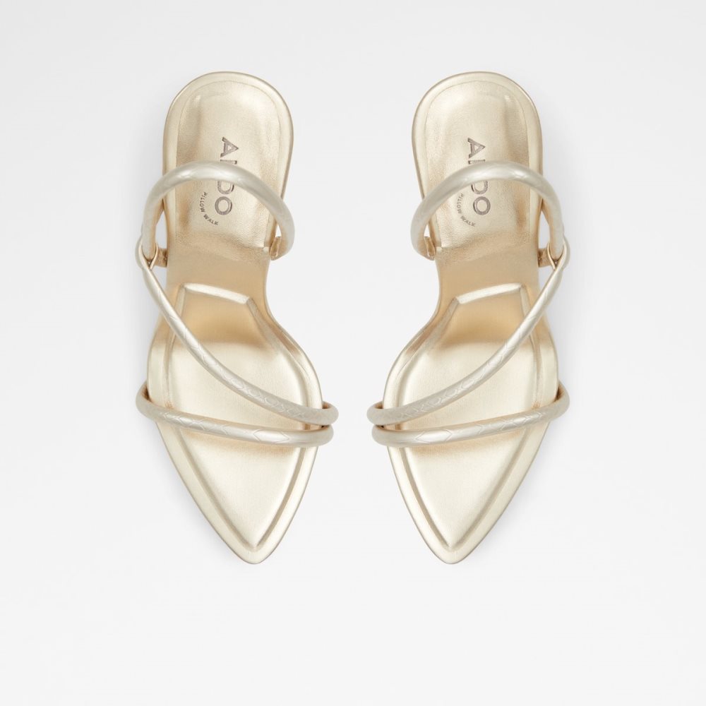 Sandales Aldo Dorah Brides Back Talons Sandal Doré | TIMZJO-049