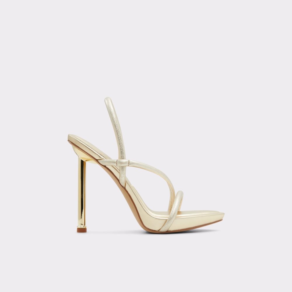 Sandales Aldo Dorah Brides Back Talons Sandal Doré | TIMZJO-049