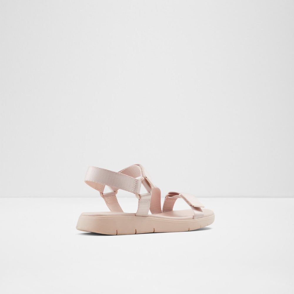 Sandales Aldo Eoweniel Lanières Plates Sandal Rose Clair | HKYZEW-423