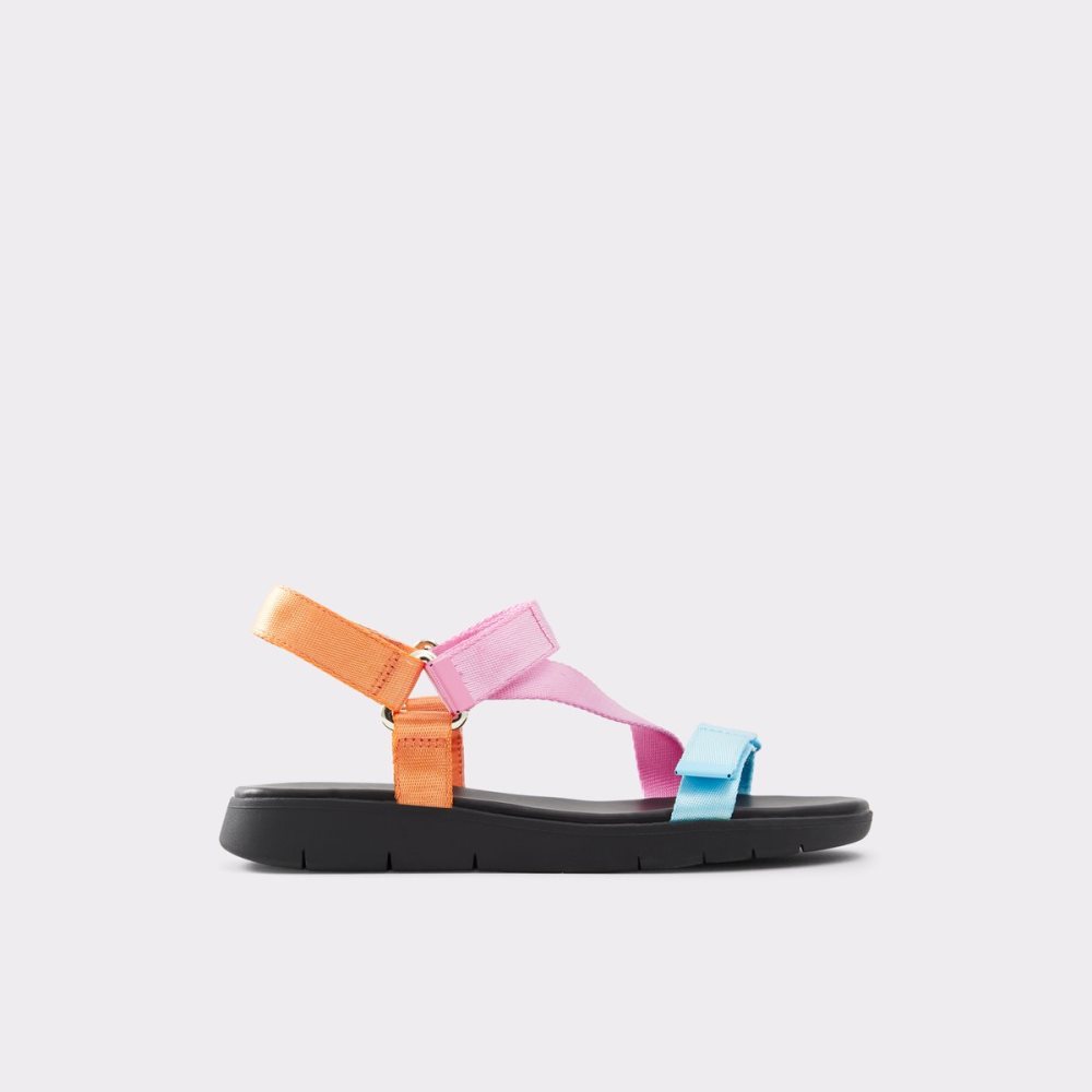 Sandales Aldo Eoweniel Lanières Plates Sandal Multicolore Clair | JAXVQI-945