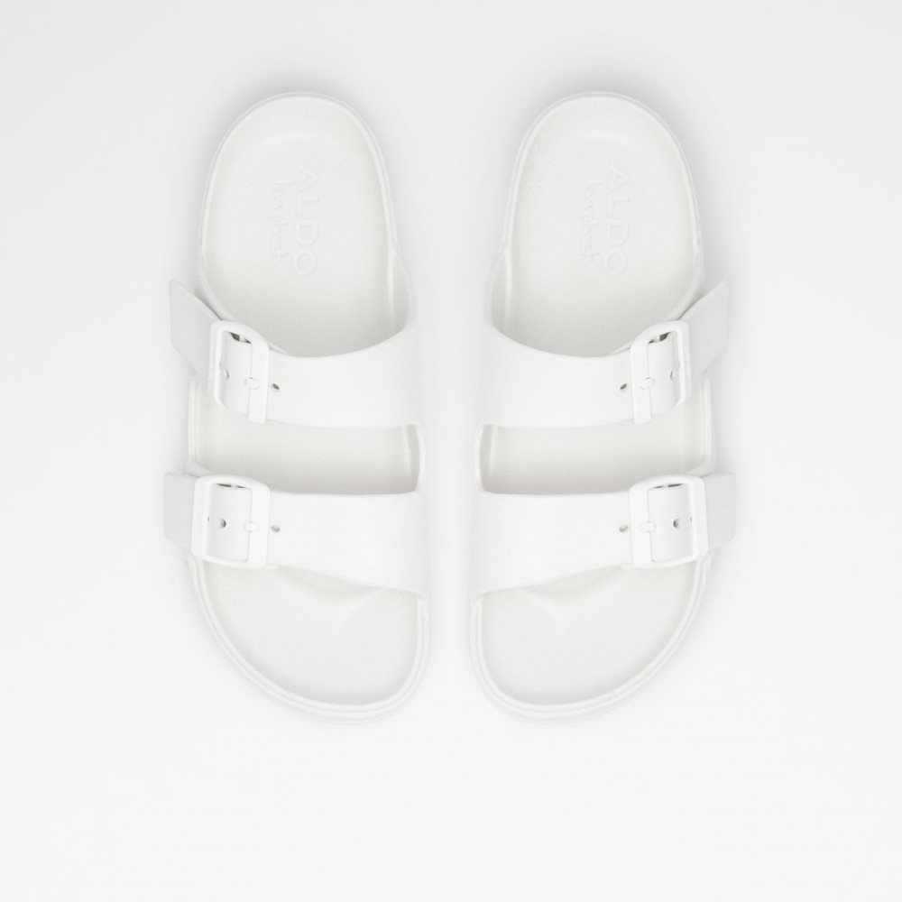 Sandales Aldo Eteiven Claquette Sandal Blanche | HEXWBI-259