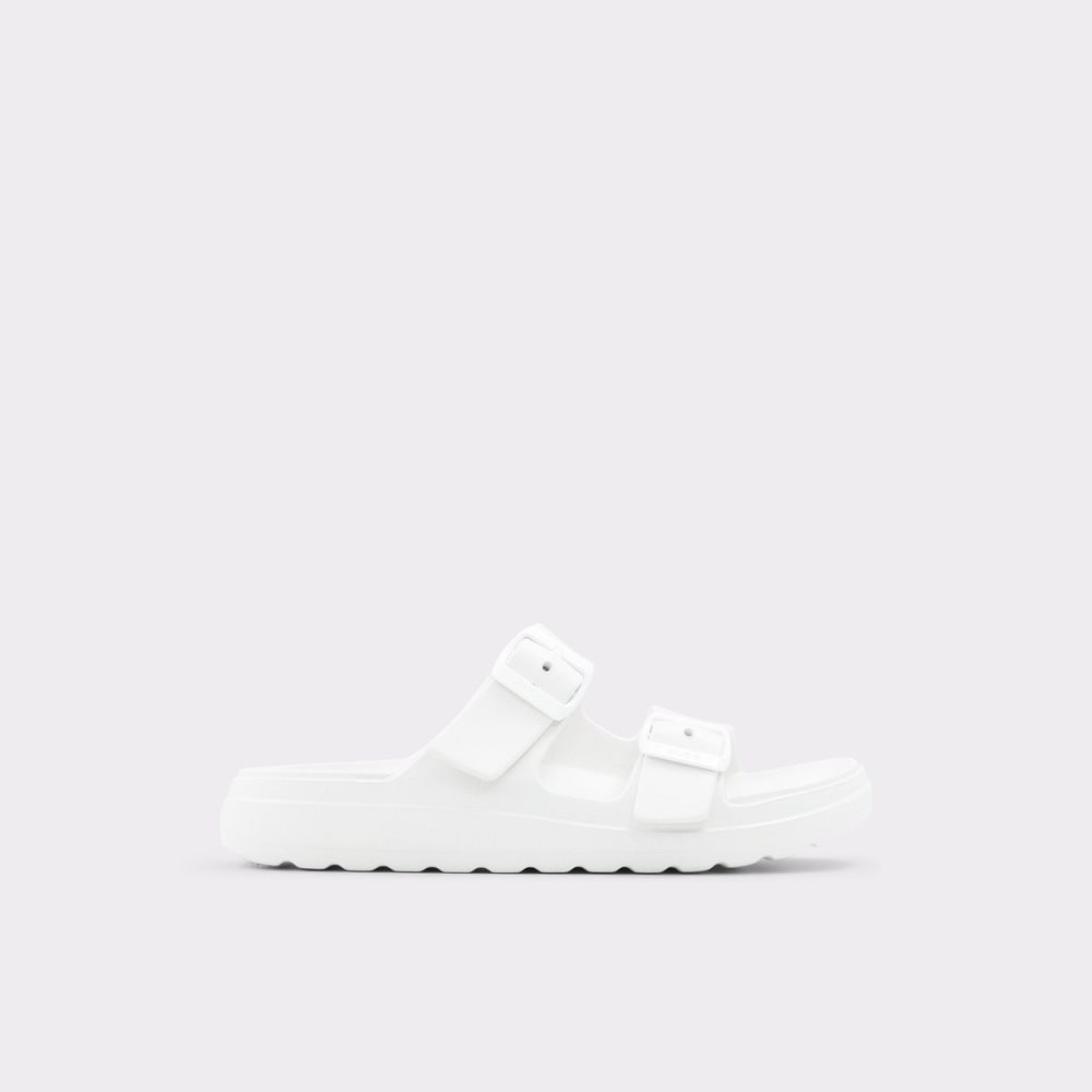 Sandales Aldo Eteiven Claquette Sandal Blanche | HEXWBI-259