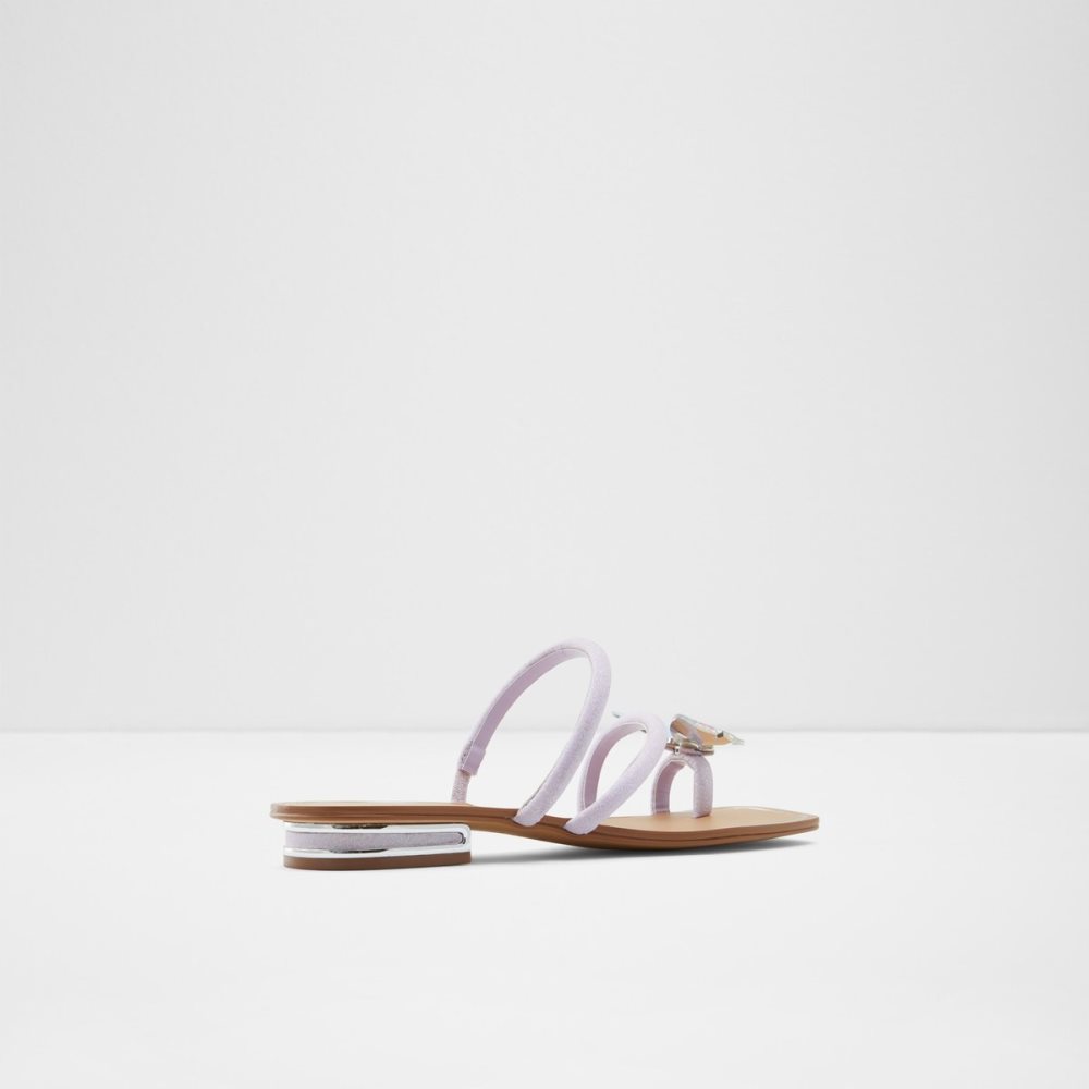 Sandales Aldo Garberia Plates Sandal Violette Clair | QLHKIZ-897