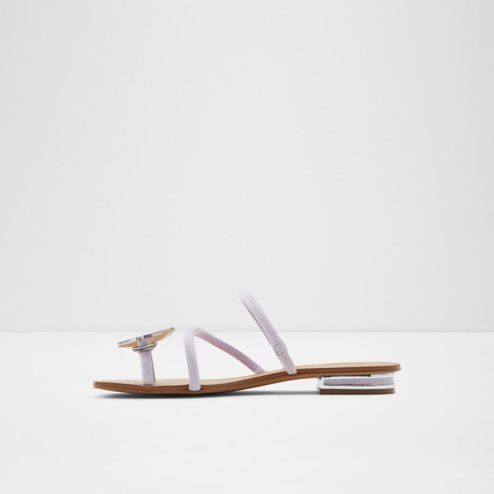 Sandales Aldo Garberia Plates Sandal Violette Clair | QLHKIZ-897