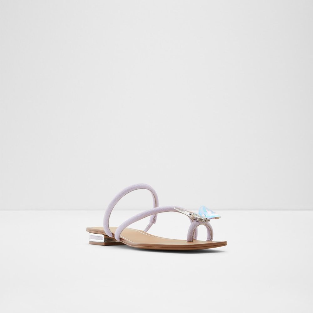 Sandales Aldo Garberia Plates Sandal Violette Clair | QLHKIZ-897