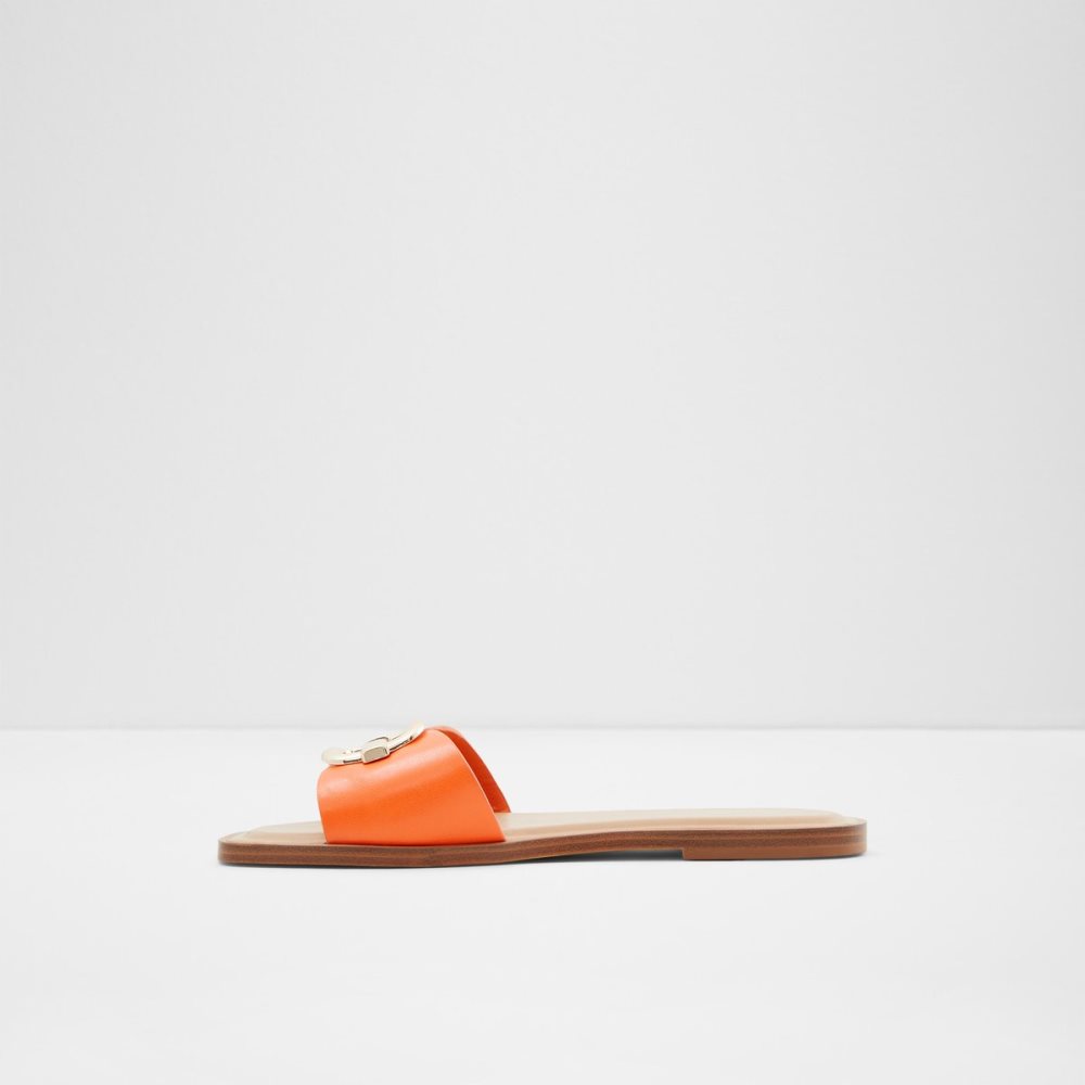 Sandales Aldo Glaeswen Claquette Sandal Orange | SGOUIQ-024