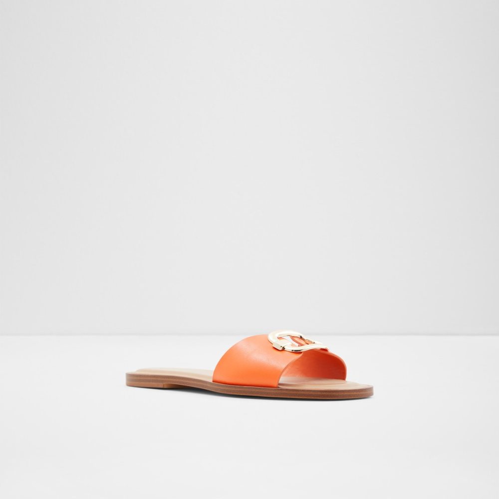 Sandales Aldo Glaeswen Claquette Sandal Orange | SGOUIQ-024