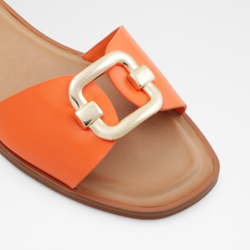 Sandales Aldo Glaeswen Claquette Sandal Orange | SGOUIQ-024